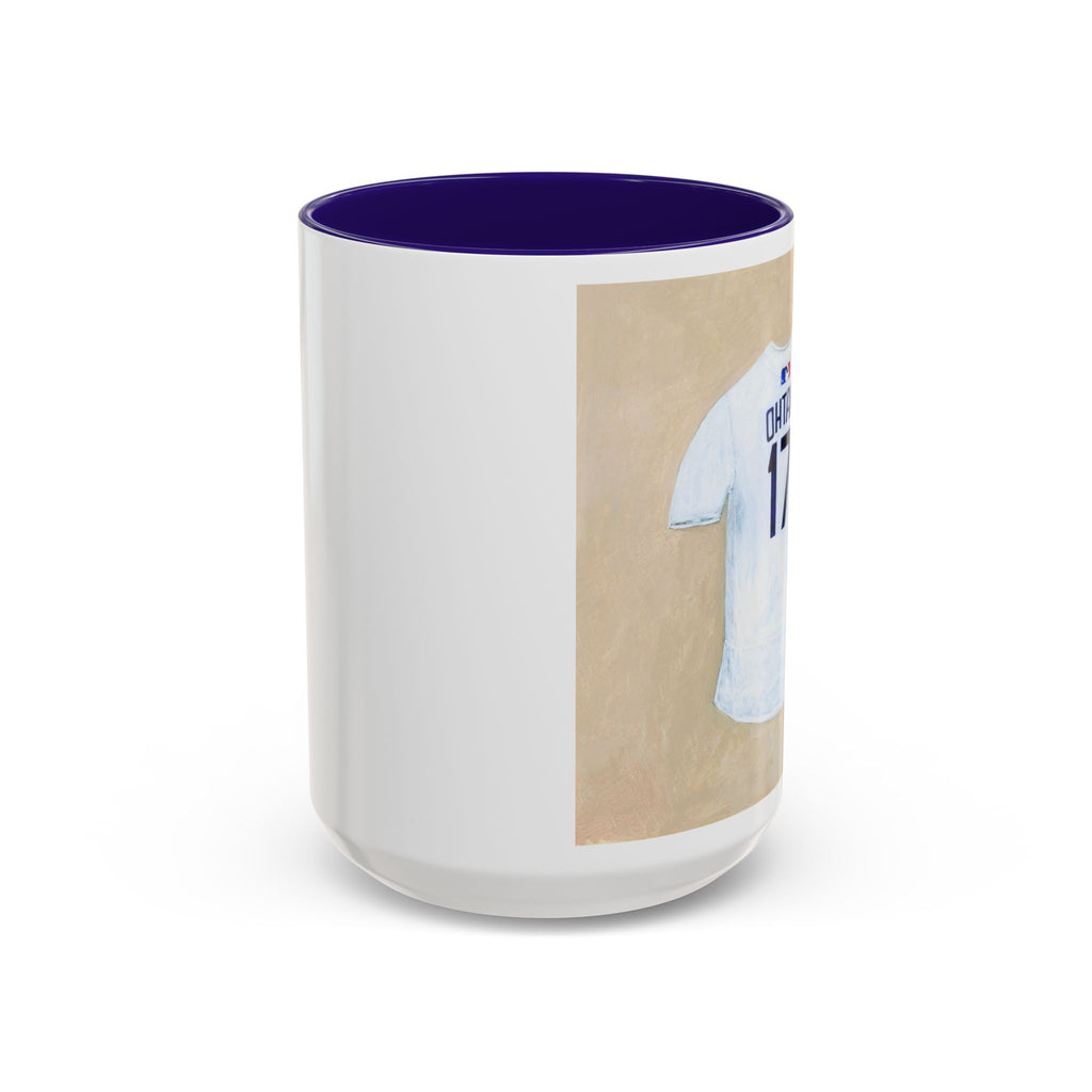 Colorful Artistic Ohtani Jersey Mug - Perfect Gift For Fans, Everyday Use, Birthday, Father’s Day, Collectible Drinkware