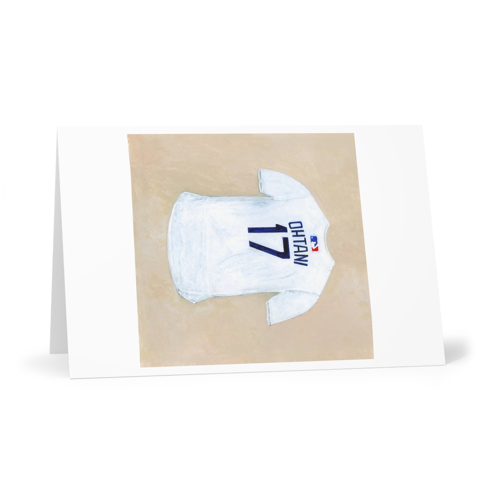 Artistic Ohtani Jersey Greeting Cards Set for All Occasions, Unique Card Collection, Holiday Greetings, Note Cards, Personalized Messages, 7-Piece Cards